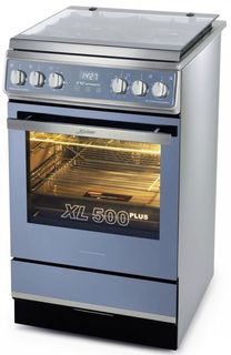 Газовая плита KAISER HGE 52508 KR, электрическая духовка, серый
