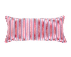 Подушка полосы (кокон) розовый 35.0x75.0 см.