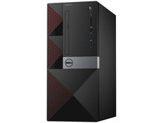 Настольный компьютер Dell Vostro 3668 MT Black 3668-0276 (Intel Pentium G4560 3.5 GHz/4096Mb/1000Gb/DVD-RW/Intel HD Graphics 610/Gigabit Ethernet/Wi-Fi/Linux)