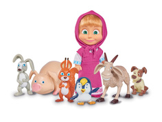 Кукла Simba Маша с друзьями-животными 9301020