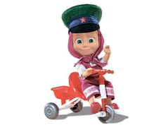 Кукла Simba Маша в фуражке с велосипедом 9301684
