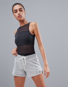 Серые трикотажные шорты Reebok - Серый