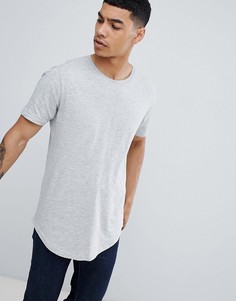 Удлиненная футболка Only & Sons - Серый