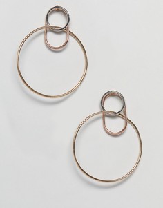 Серьги-кольца Steve Madden - Мульти