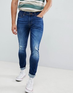 Выбеленные джинсы скинни Burton Menswear - Синий