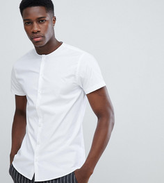 Приталенная рубашка без воротника Noak - Белый