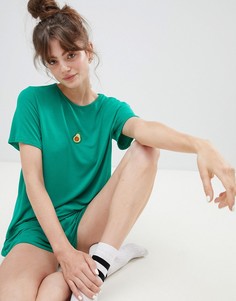 Пижамный комплект с футболкой и шортами Adolescent Clothing Avocado - Зеленый