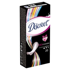 DISCREET Женские гигиенические прокладки на каждый день Deo Irresistible Multiform Single 20 шт.