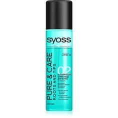SYOSS Спрей-уход для волос, жирных у корней и сухих на кончиках Pure & Care 200 мл