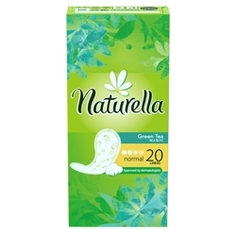 NATURELLA Женские гигиенические прокладки на каждый день Green Tea Magic Normal (с ароматом зеленого чая) Single 20 шт.