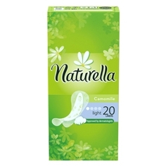 NATURELLA Женские гигиенические прокладки на каждый день Camomile Light Single 20 шт.