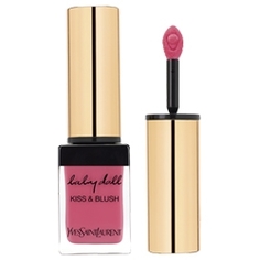 YSL Блеск для губ и румяна Kiss and Blush № 08 Rose Epicurien, 10 мл Saint Laurent