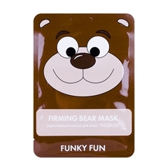 ЛЭТУАЛЬ Укрепляющая маска для лица "Медведь" Funky Fun 1 шт. ЛЭтуаль Selection