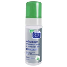 CLEAN & CLEAR Очищающая пенка с экстрактом алоэ