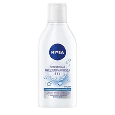 NIVEA Освежающая мицеллярная вода 3 в 1 для нормальной и комбинированной кожи 400 мл