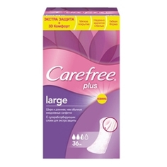 CAREFREE Салфетки plus Large 20 шт.