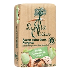LE PETIT OLIVIER Мыло нежное питательное с маслом сладкого миндаля 250 г
