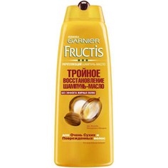 GARNIER Шампунь-масло FRUCTIS Тройное восстановление 400 мл