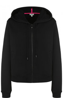 Хлопковый кардиган с капюшоном и контрастной вышивкой на спине Kenzo
