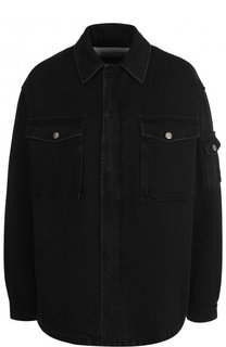 Джинсовая куртка с накладными карманами Valentino