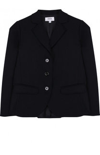 Однобортный жакет с бантом и защипами на спине Aletta