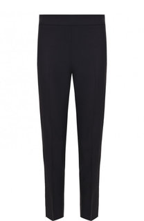 Укороченные шерстяные брюки со стрелками Emporio Armani