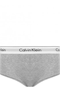 Трусы из смеси хлопка и вискозы с логотипом бренда Calvin Klein Underwear