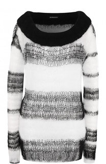 Полупрозрачный пуловер фактурной вязки Ann Demeulemeester