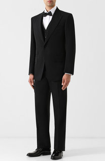 Шерстяной смокинг с остроконечными лацканами Tom Ford