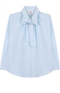 Хлопковая блуза с бантом Aletta