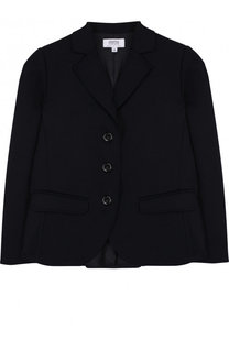 Однобортный жакет с бантом и защипами на спине Aletta