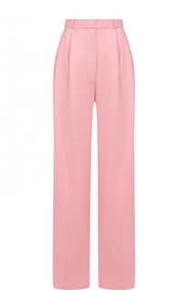 Однотонные шерстяные брюки свободного кроя The Row