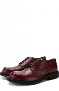 Однотонные кожаные дерби Dries Van Noten