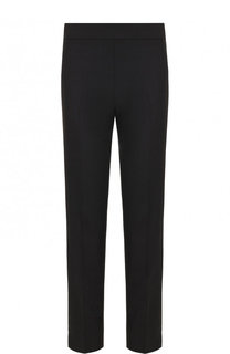 Укороченные шерстяные брюки со стрелками Emporio Armani