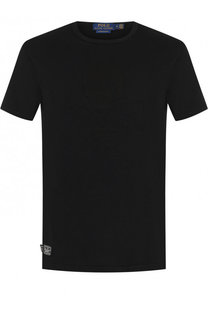 Однотонная хлопковая футболка Polo Ralph Lauren
