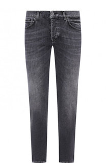 Джинсы прямого кроя с потертостями 2 Men Jeans