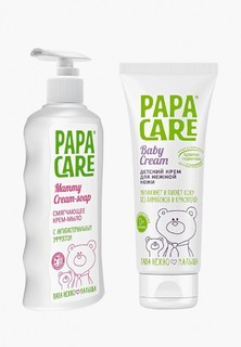 Набор для ухода за телом Papa Care крем для профилактики и коррекции растяжек у мам 250 мл + детский крем 100 мл