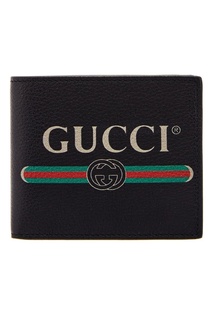Черный кошелек с логотипом Gucci