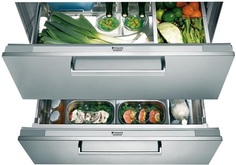 Встраиваемый холодильник Hotpoint-Ariston BDR 190 AAI/HA (серебристый)