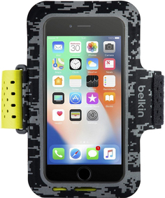 Чехол Belkin Sport-Fit Pro Armband для Apple iPhone 6/7/8 (серый)