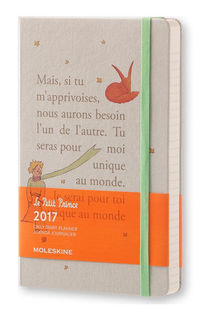 Ежедневник MOLESKINE Limited Edition L Petit Prince, 400стр., текстиль/ текстиль, светло-серый [dpp12dc3]