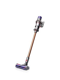 Ручной пылесос DYSON Cyclone V10 Absolute (SV12), 525Вт, серебристый/медный