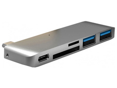 Хаб USB HyperDrive Space Gray GN21B-GRAY