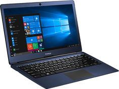 Ноутбук Prestigio SmartBook 133S Blue PSB133S01CFH_BB_CIS (Intel Celeron N3350 1.1 GHz/4096Mb/32Gb/No ODD/Intel HD Graphics/Wi-Fi/Bluetooth/Cam/13.3/1920x1080/Windows 10 64-bit)