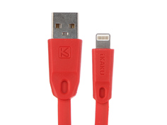 Аксессуар iKAKU Colorful USB - Lightning 8pin Red