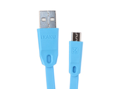Аксессуар iKAKU Colorful USB - MicroUSB Blue