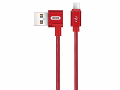 Аксессуар XO USB - MicroUSB 1.0m Red NB31