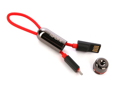 Аксессуар X-Level Accessory Series USB - MicroUSB 0.22m Red 2028-006