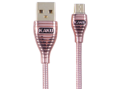 Аксессуар iKAKU Alloy USB - MicroUSB Pink