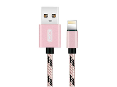 Аксессуар XO USB - Lightning 8-pin 2.0m Rose Gold NB10